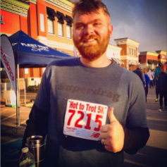 Post-Race at the Knoxville Hot To Trot 5k on Thanksgiving Day, 2014