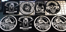Freebie Fisticuffs / Grave Before Shave stickers